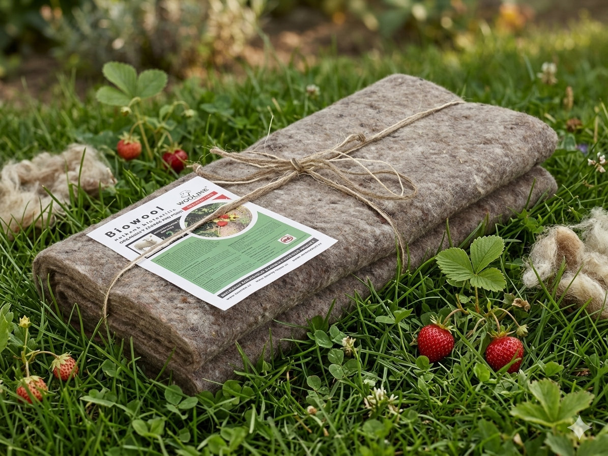 Ako správne používat mulčovaciu biotextiliu z ovčej vlny v praxi