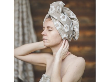saunový turban