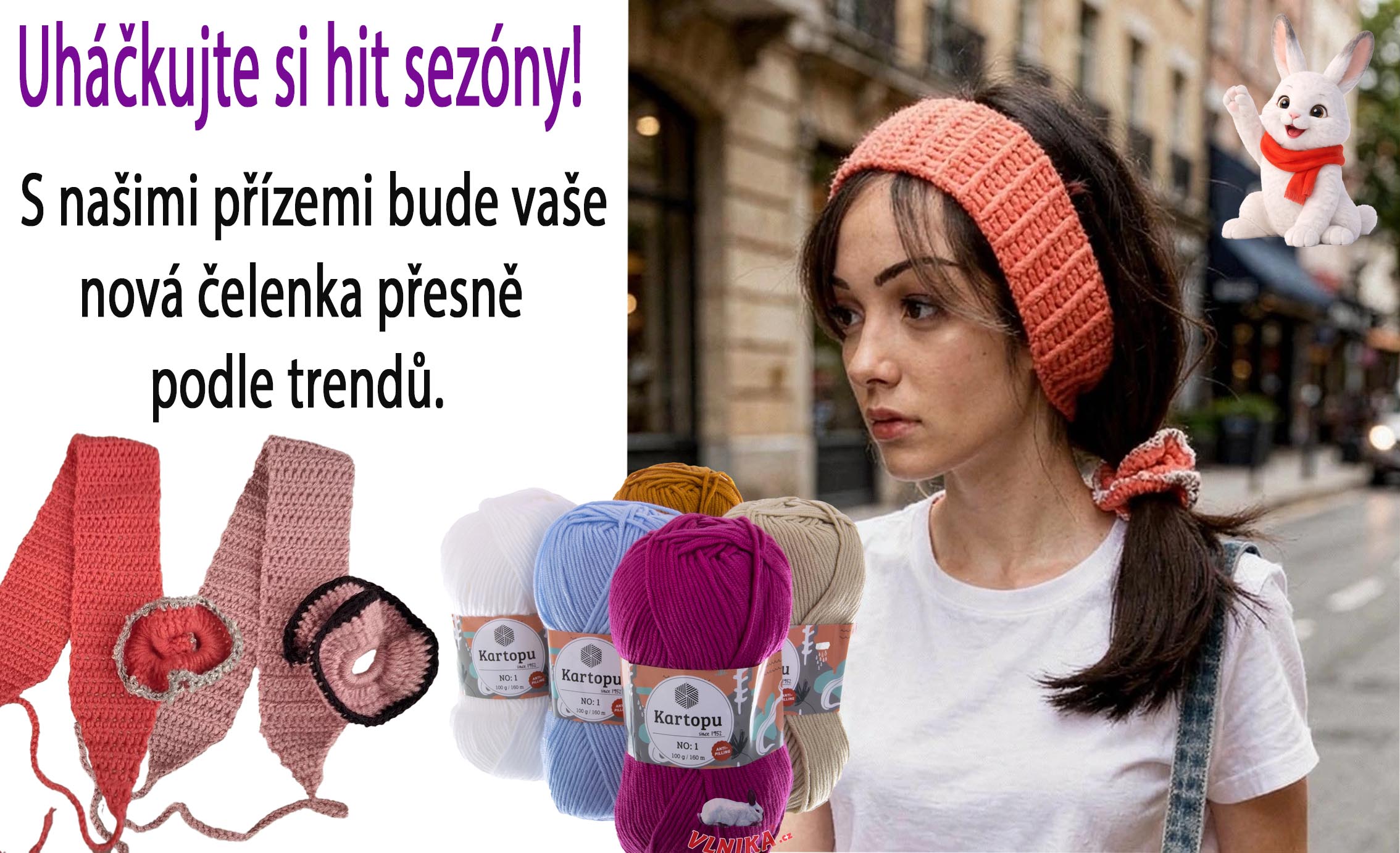 Háčkované čelenky