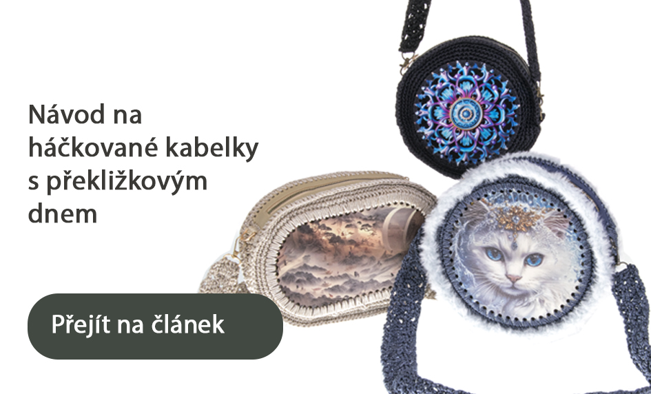Háčkované kabelky s překližkovým dnem