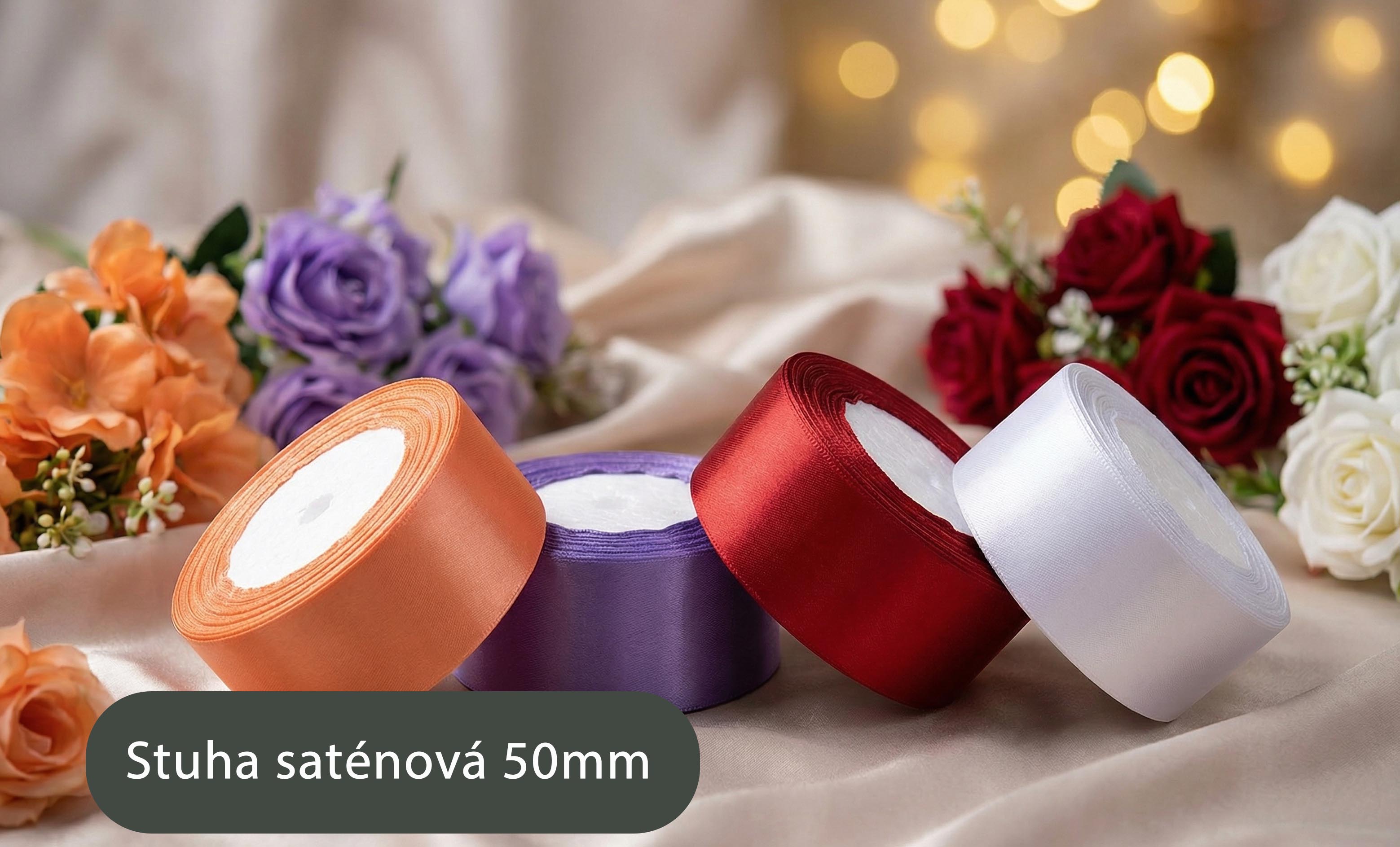Saténové stuhy