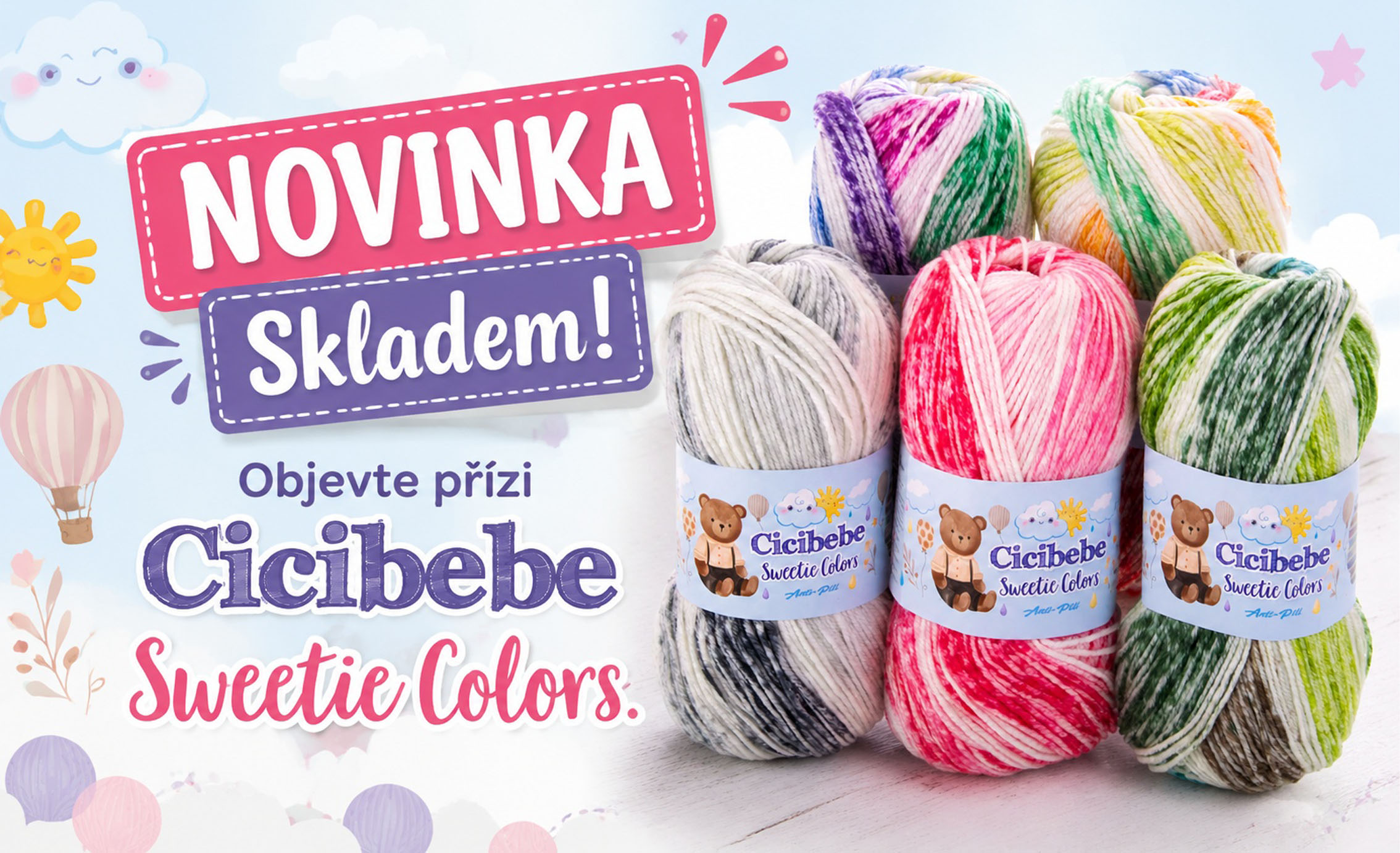 Příze Cicibebe Sweetie Colors