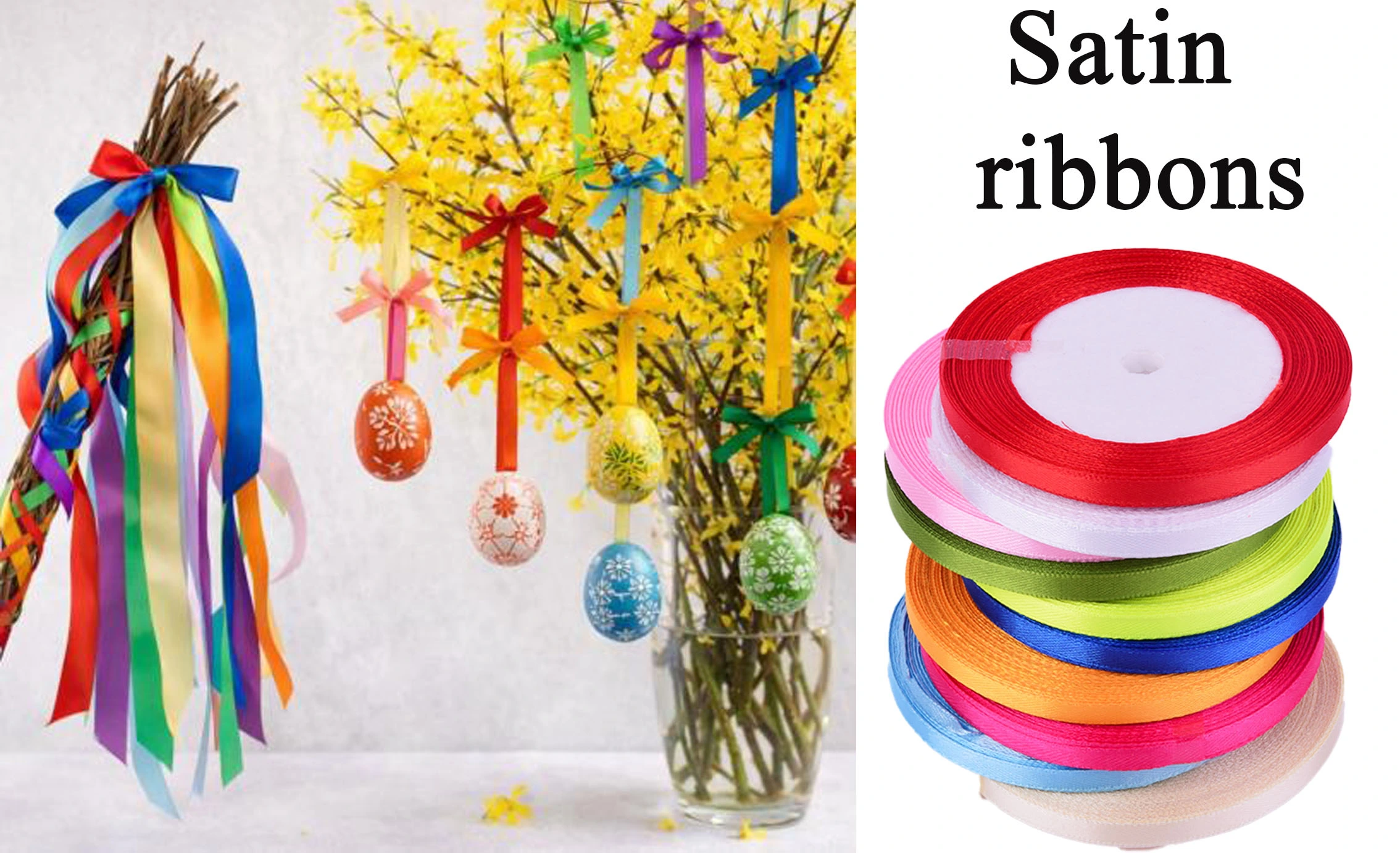 Satin ribbons