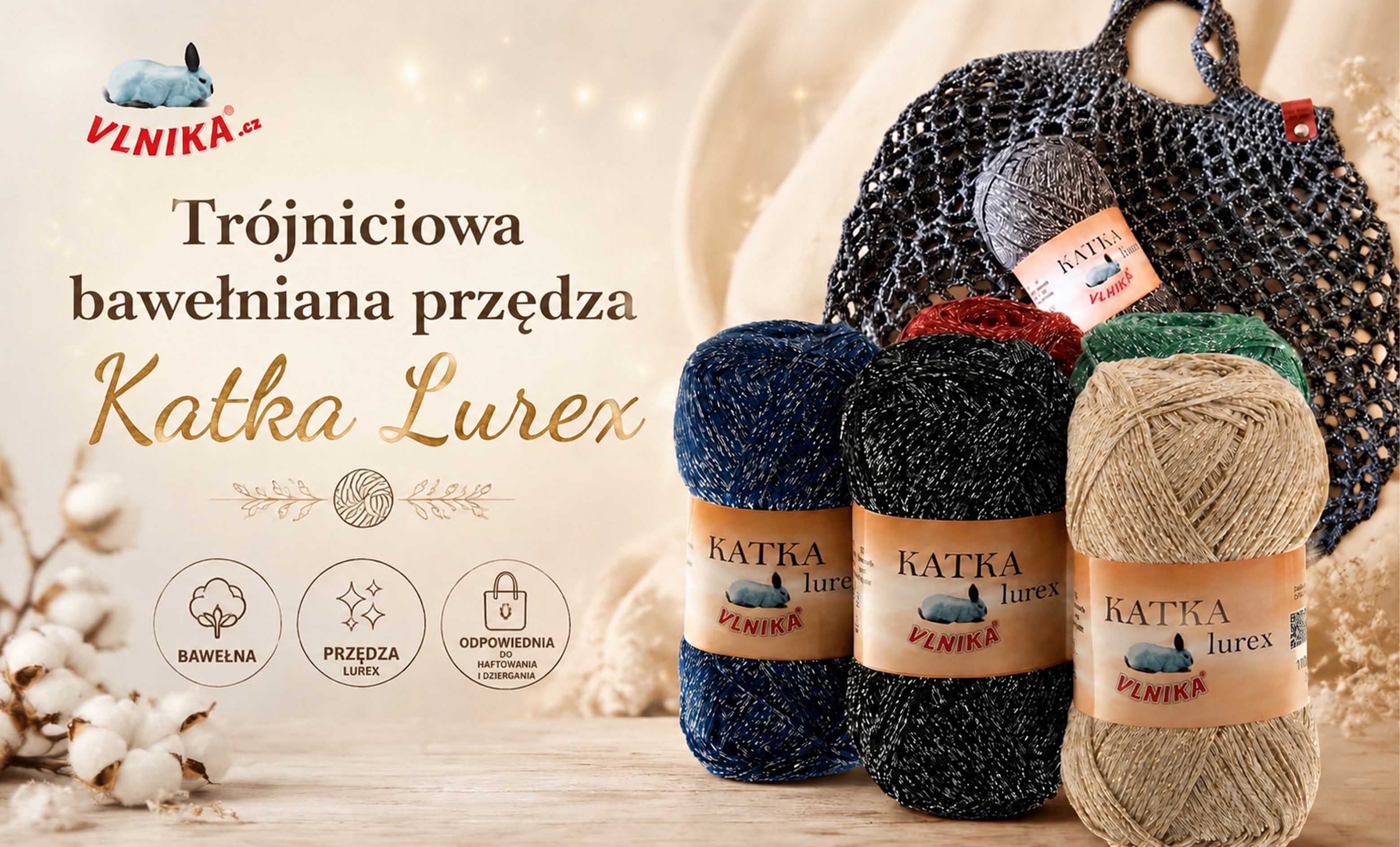 Włóczka Katka Lurex