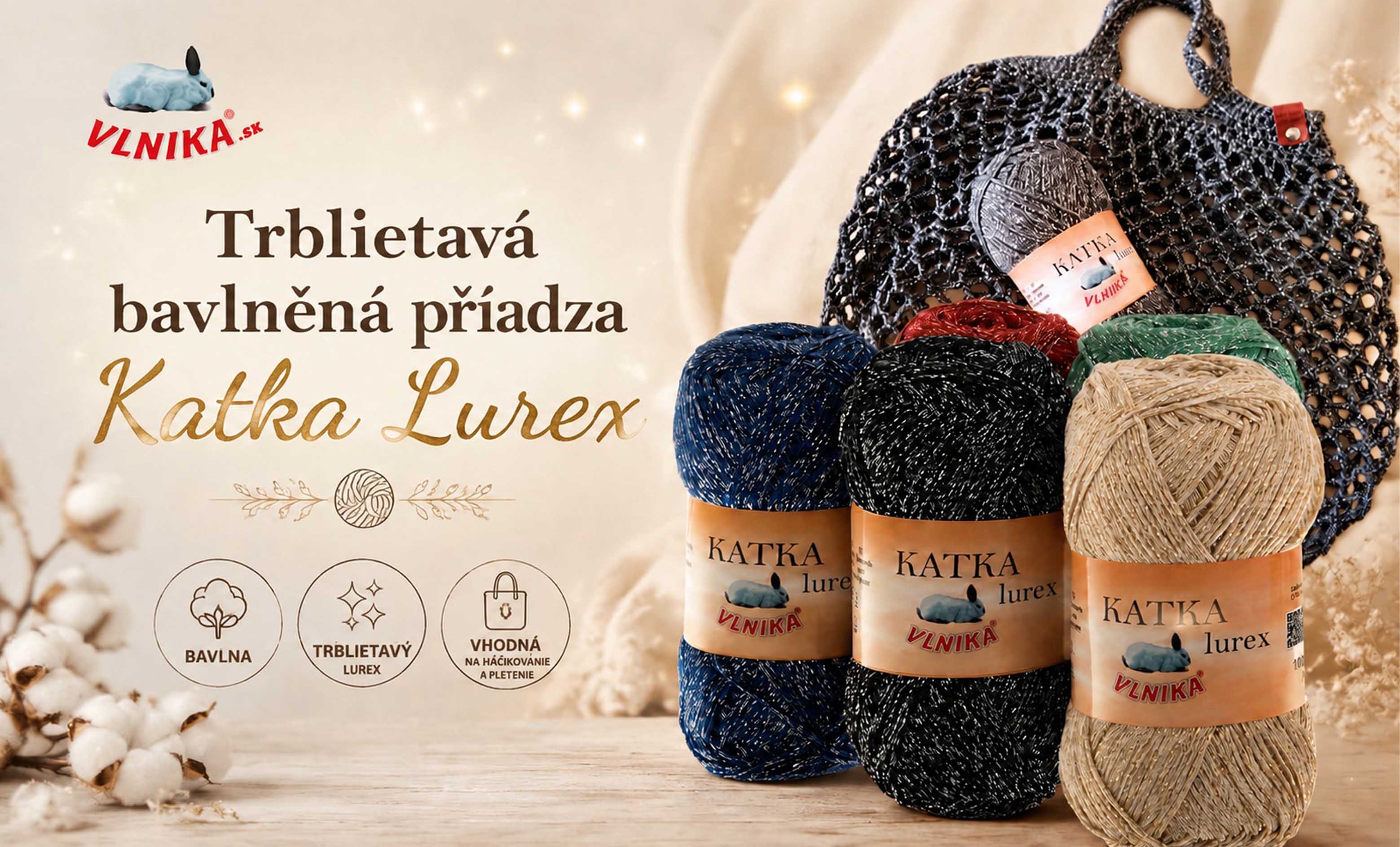 Priadza Katka Lurex