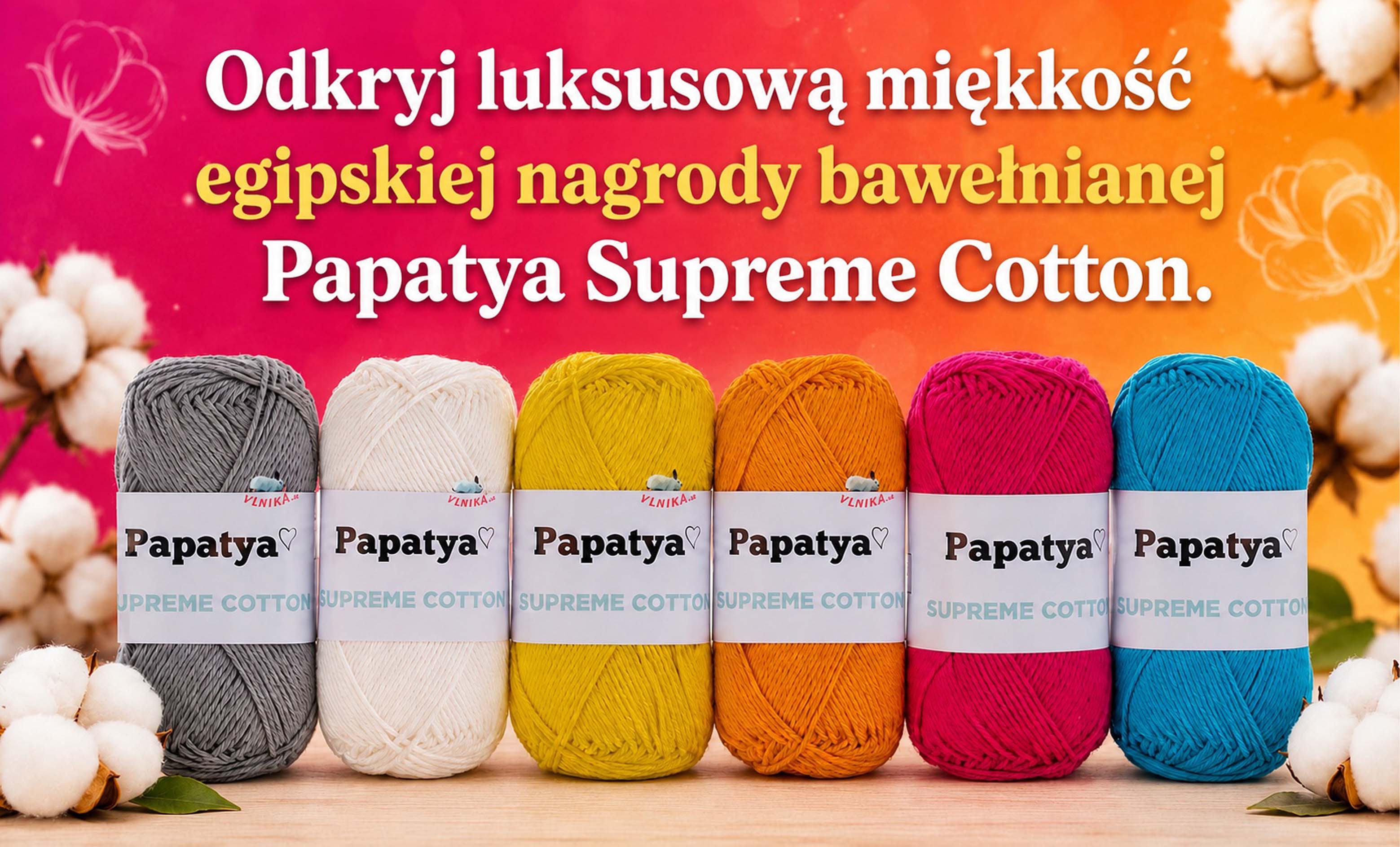 Włóczka Papatya Supreme Cotton