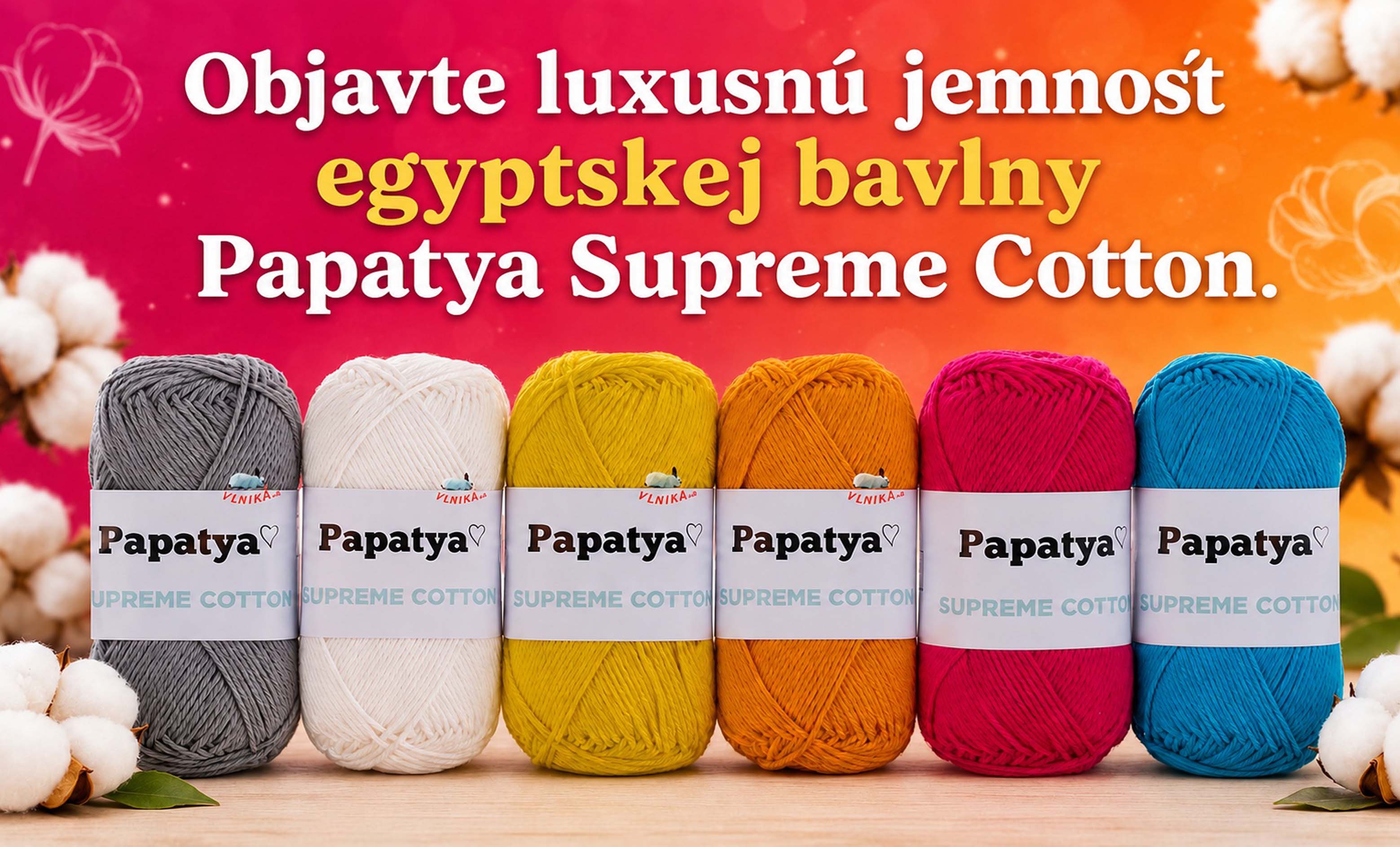 Priadza Papatya Supreme Cotton