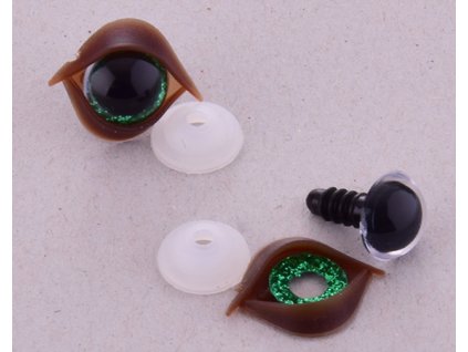 Očička s víčky 12 mm 3D