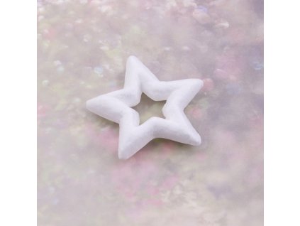 Polystyrene star ?7.5 cm