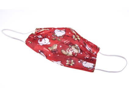 Surgical mask christmas motif
