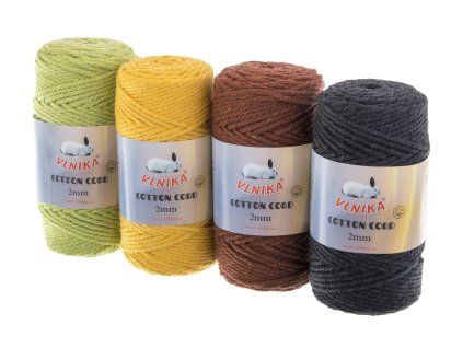 Příze Cotton Cord 2mm 1