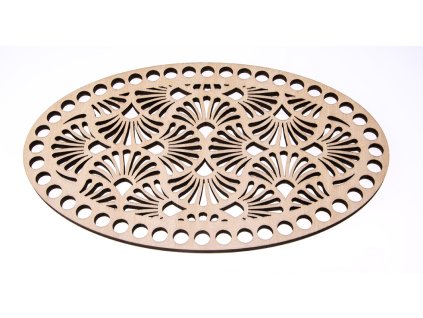 Bottom-cover plywood ellipse