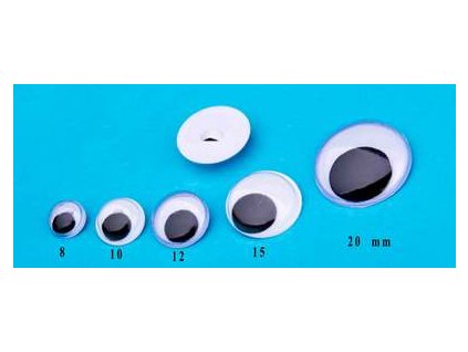 Očička našívací pohyblivá 1