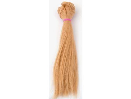Vlasy pro panenky 20 cm rovné 1