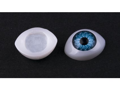 Očička s duhovkou 15x12mm 1