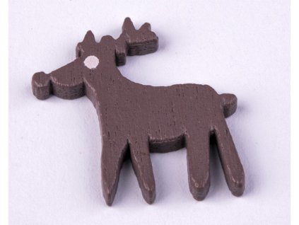Dekoracja drewniany reniferek 20 mm