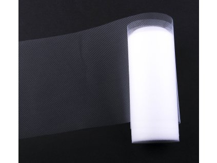 Biały tiul dekoracyjny 150mm