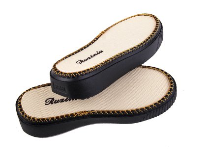 Podrážka pro háčkované boty černá 1