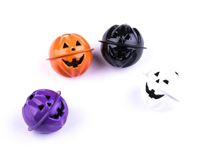 Rolnička Halloween 30mm kovová