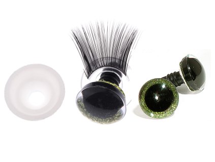 Očička s řasami 10 mm 3D