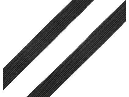 Elastic band black 10mm/5m