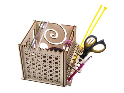 Multifunctional knitting box 15x14cm
