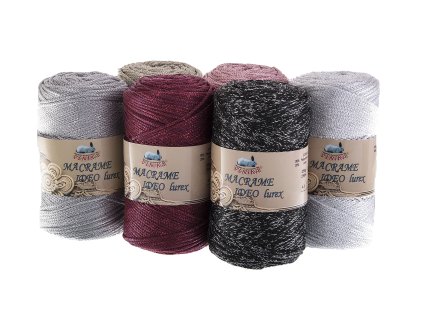 Příze Macrame Ideo Lurex