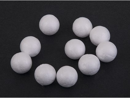 Polystyrenové kuličky třpitivé Ø2 cm /10ks