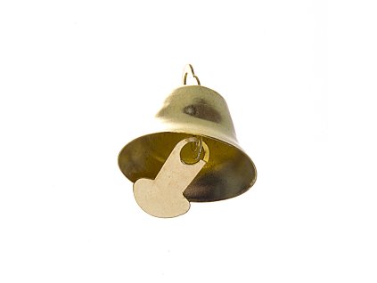 Metal bell gold 15 mm