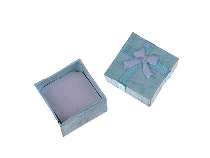 Jewelry box with bow 4x4cm