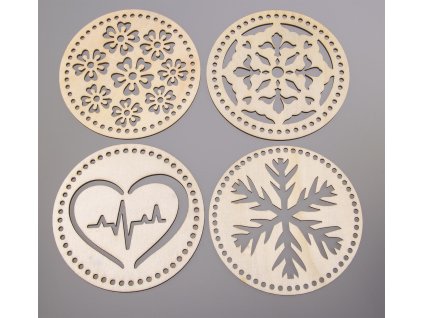 Dno - víko překližkové kruh 14 cm/4,5 mm 1