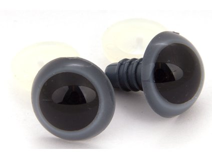 Očička 15 mm hnědá