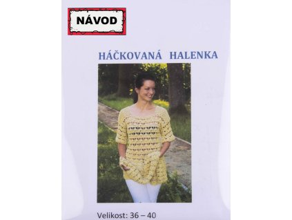 Instructions for crocheting a blouse made from Sophist yarn