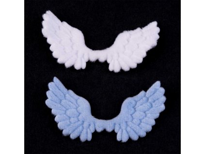 Křídla andělská plyšová 7 cm 1