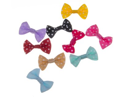 Mašlička mix barev 4x2,5cm