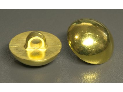 Gombík zlatý pecka 18 mm