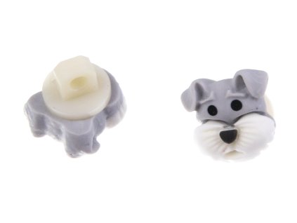 Plastic dog button