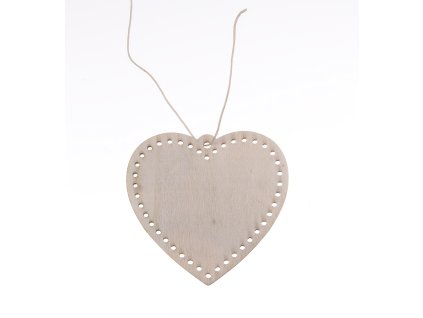 Heart decoration 8 x 7.5 cm