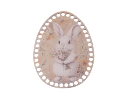 Dno vejce zajíc 12 x 9 cm
