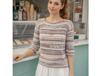 Háčkovaný letní top