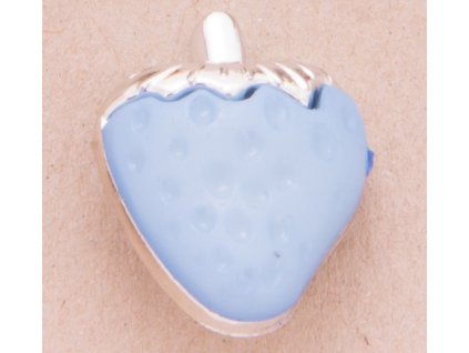 Knoflík 25x18 mm jahoda
