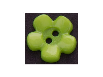 Knoflík 15 mm  kytka