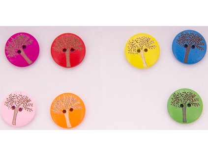 Knoflík 20 mm strom 1