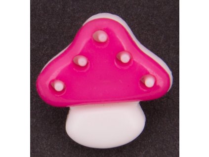 Knoflík 15 mm muchomůrka