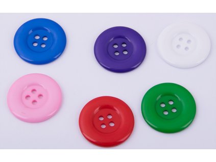 Knoflík plastový 34 mm 1