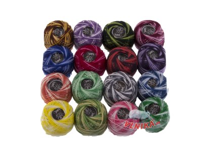 Włóczka SASI rainbow MIX 16 szt