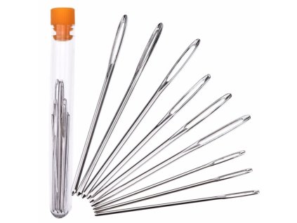 Blunt stitching needles mix size 9 pcs