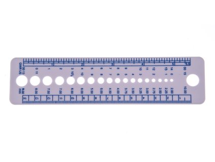 Miarka do mierzenia grubości drutów