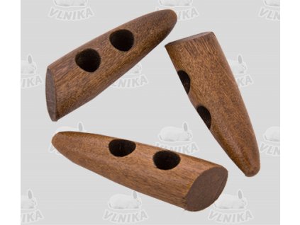 Button 45x15 mm horn