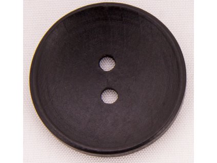 Knoflík  30 mm  tmavě hnědý